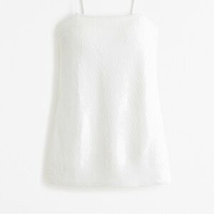 Abercrombie & Fitch - White Sequin Mini Dress